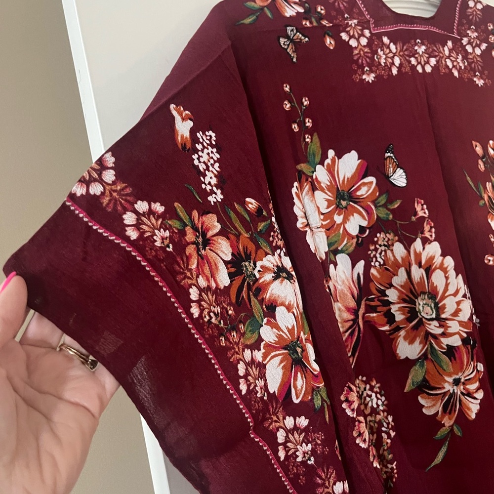 New! Vince Camuto Designer Kimono Wrap, Ruana Women’s OSFM - Picture 2 of 16